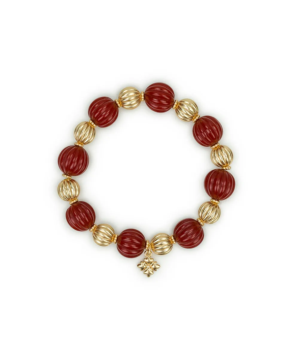 Stretch Bracelet - Scalloped Bead sold by Patricia Nash