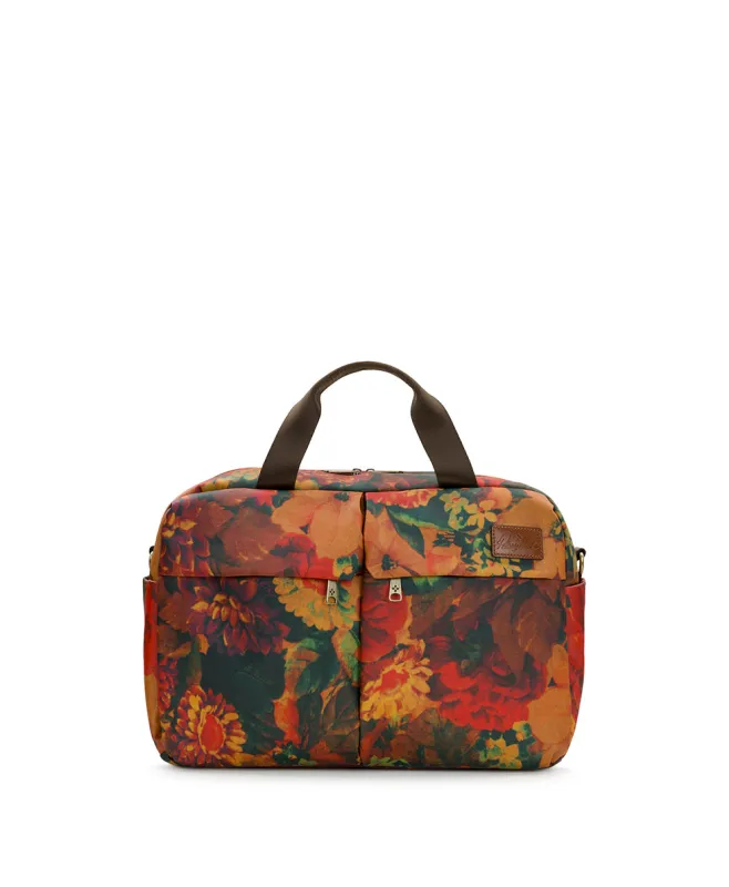 Calise Luggage Duffel - Patina Coated Linen Canvas - Multi Print made by Patricia Nash