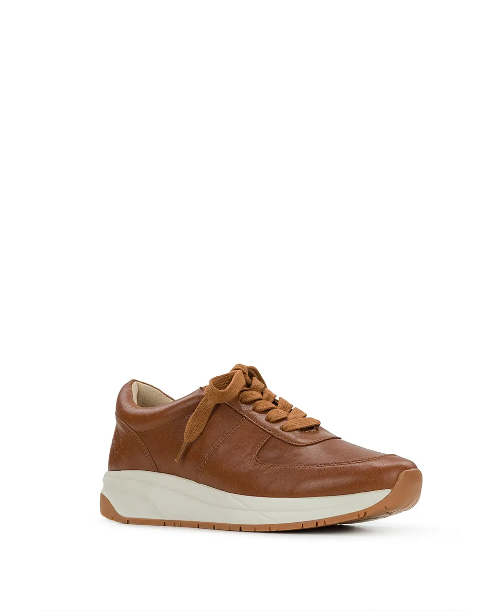 Milano Leather Sneaker - Tan sold by Patricia Nash