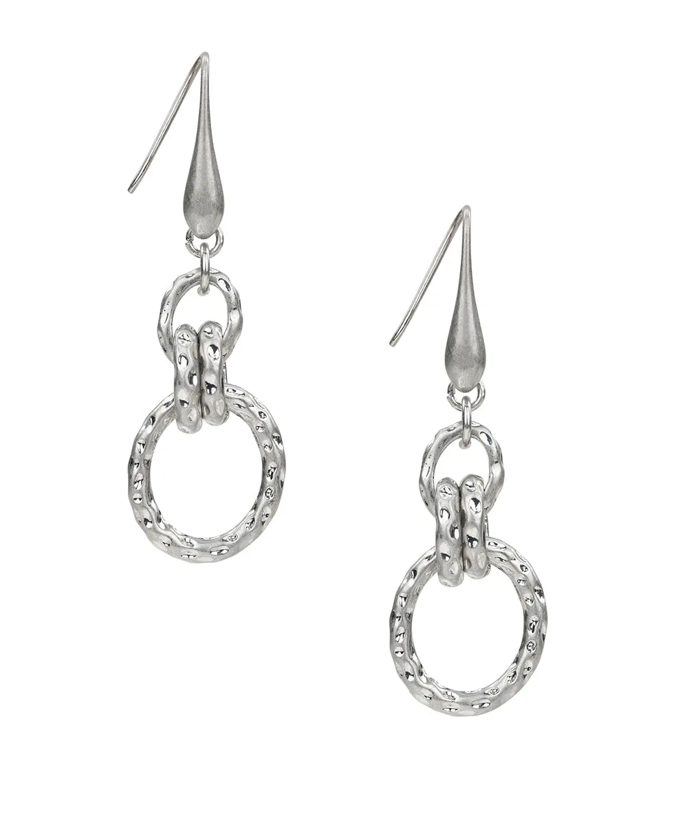 Ring Drop Earrings - Eclectic Bead Collection sold by Patricia Nash product image thumbnail 3