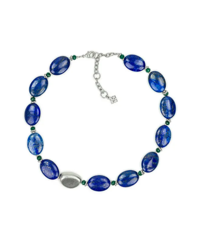 Oval Bead Necklace - Eclectic Bead Collection sold by Patricia Nash
