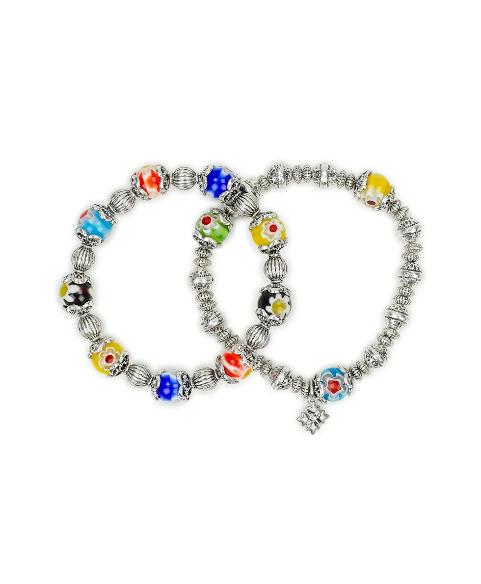 Stretch Bracelet Set - World Bead Collection sold by Patricia Nash