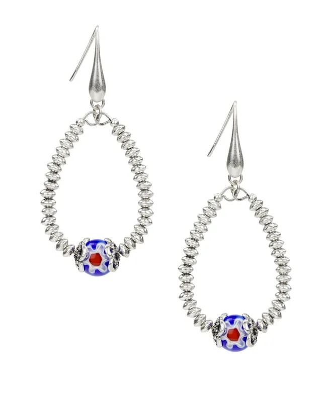 Tear Drop Earrings - World Bead Collection sold by Patricia Nash