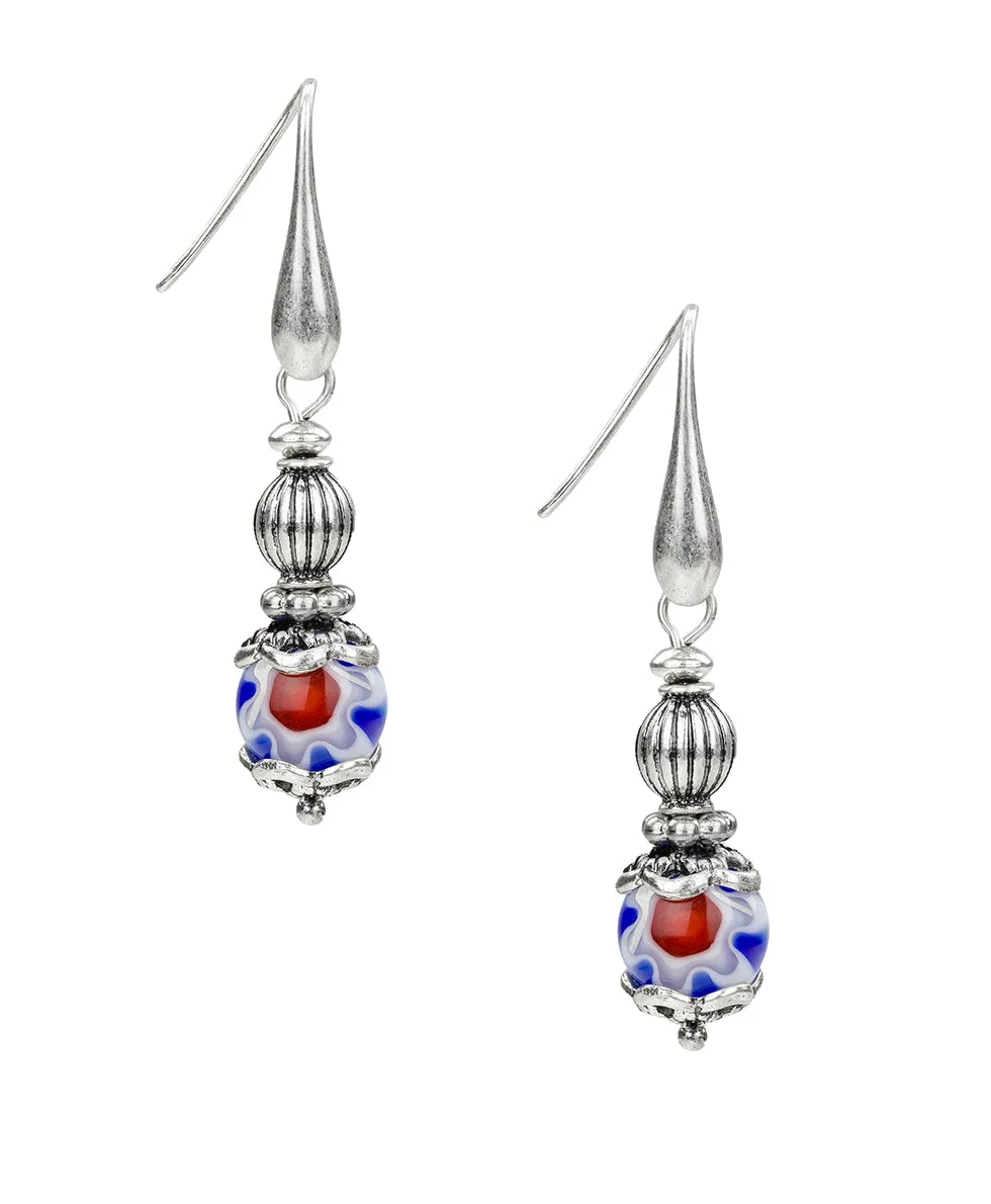 Wire Drop Earrings - World Bead Collection sold by Patricia Nash