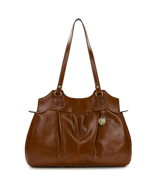 Napoli Satchel - Heritage Leather sold by Patricia Nash