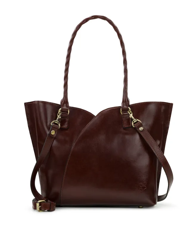 Marion Tote - Vintage Vegetable Tanned Leather sold by Patricia Nash