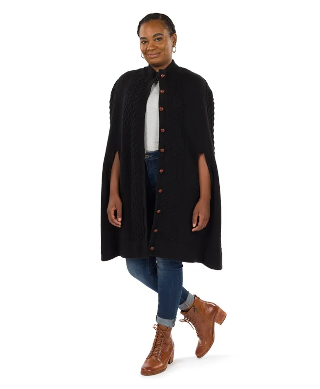 Long Cable Cape - Vintage sold by Patricia Nash