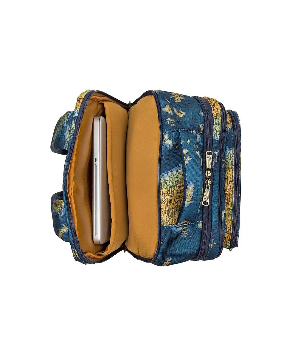 Vico Backpack - Woven Poly ‑ Greek Map sold by Patricia Nash product image thumbnail 5