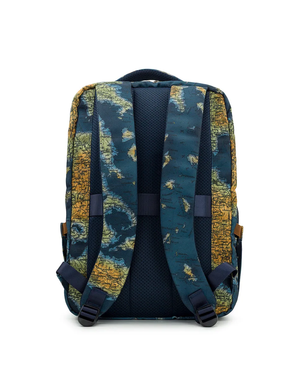 Vico Backpack - Woven Poly ‑ Greek Map sold by Patricia Nash product image thumbnail 2