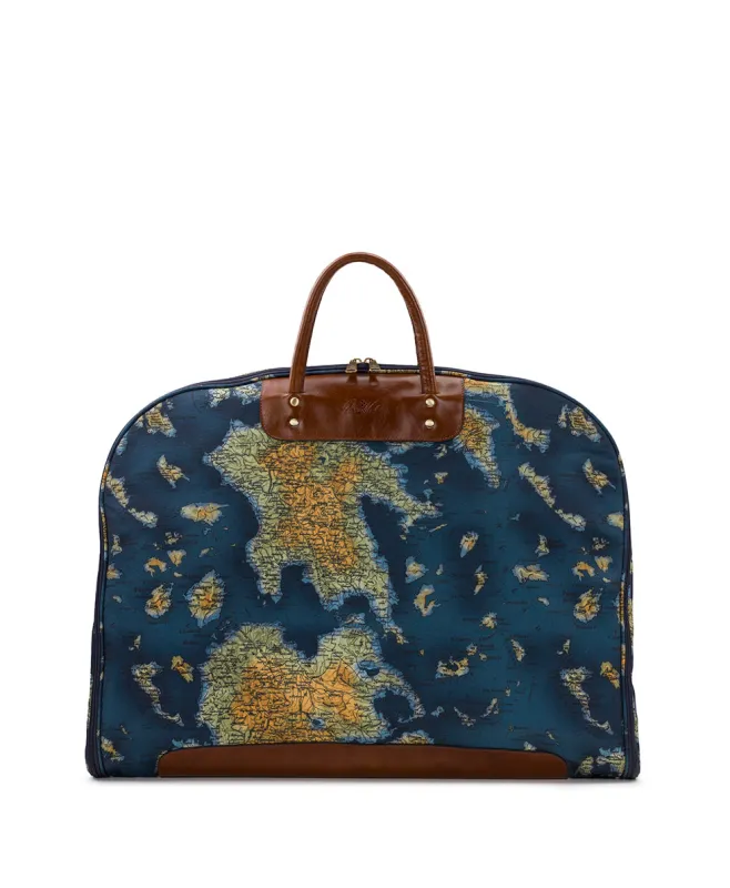 Louiza Carry On - Woven Poly ‑ Greek Map sold by Patricia Nash