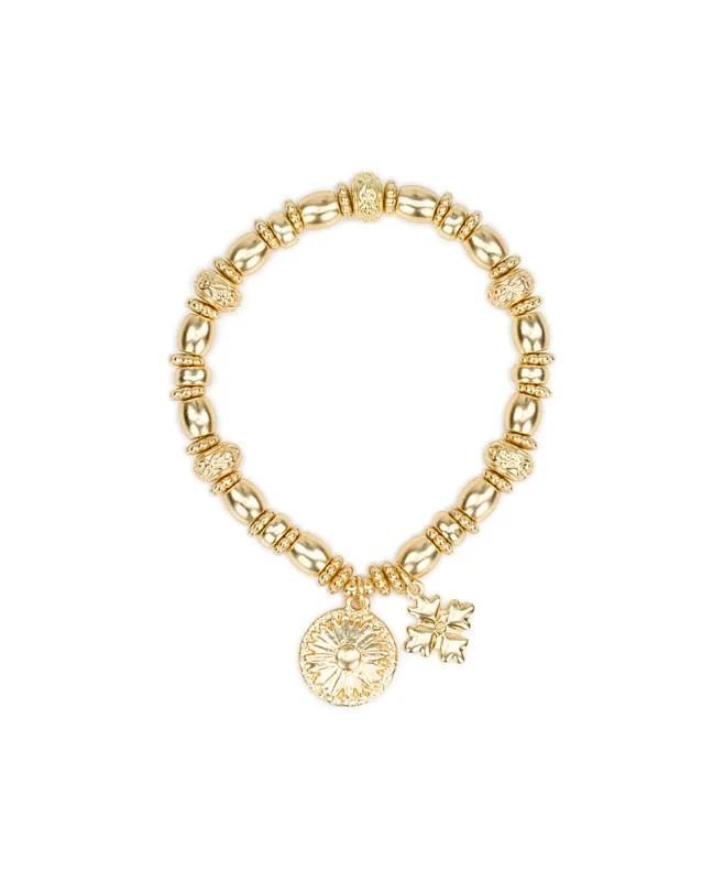 Metal Stretch Bracelet - Aegean Blooms sold by Patricia Nash