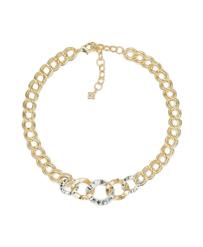 Link Necklace - Hammered Link sold by Patricia Nash