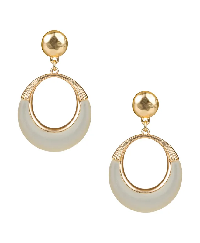 Doorknocker Earrings - Resin made by Patricia Nash