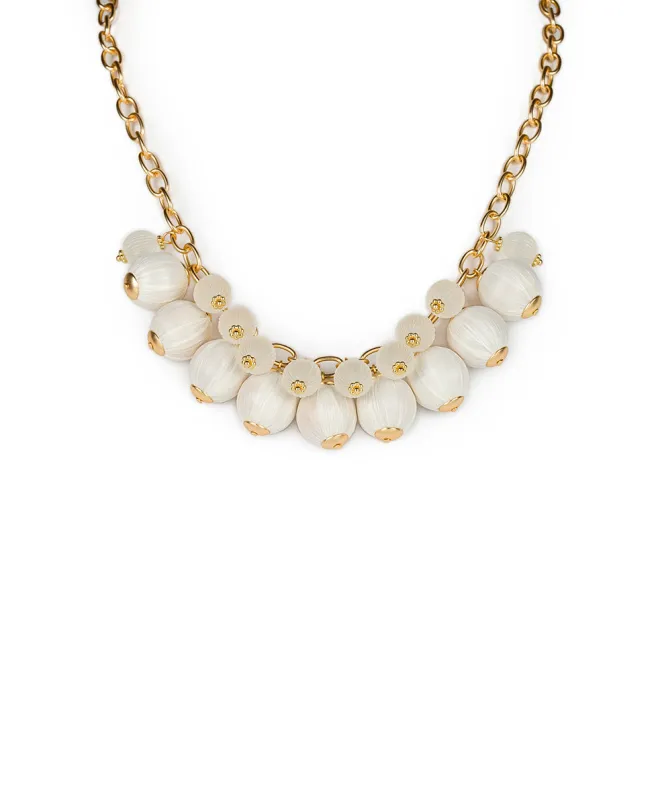 Multi Bead Short Necklace - Raffia Beaded sold by Patricia Nash