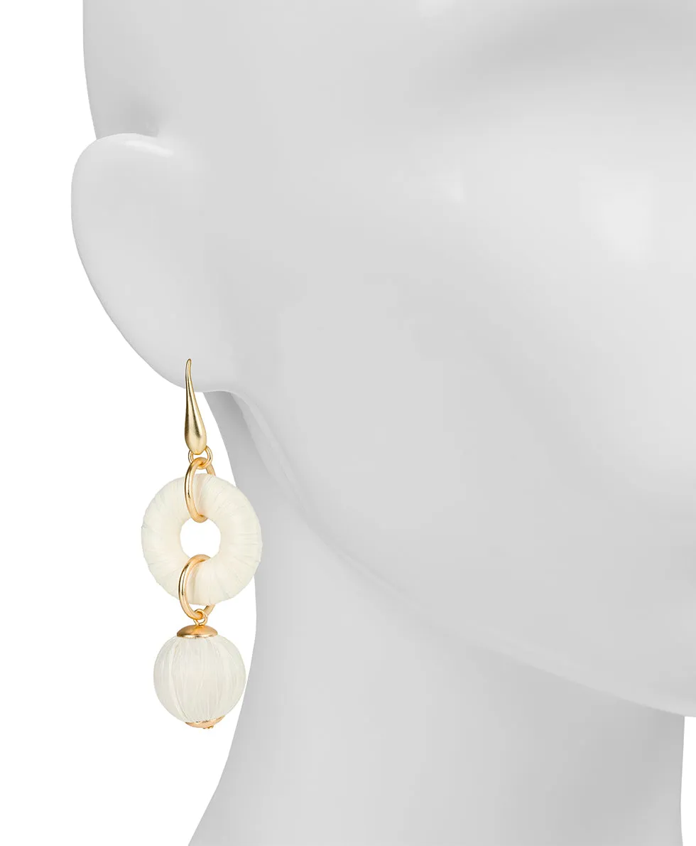 Ring with Bead Drop Earrings - Raffia Beaded sold by Patricia Nash product image thumbnail 2