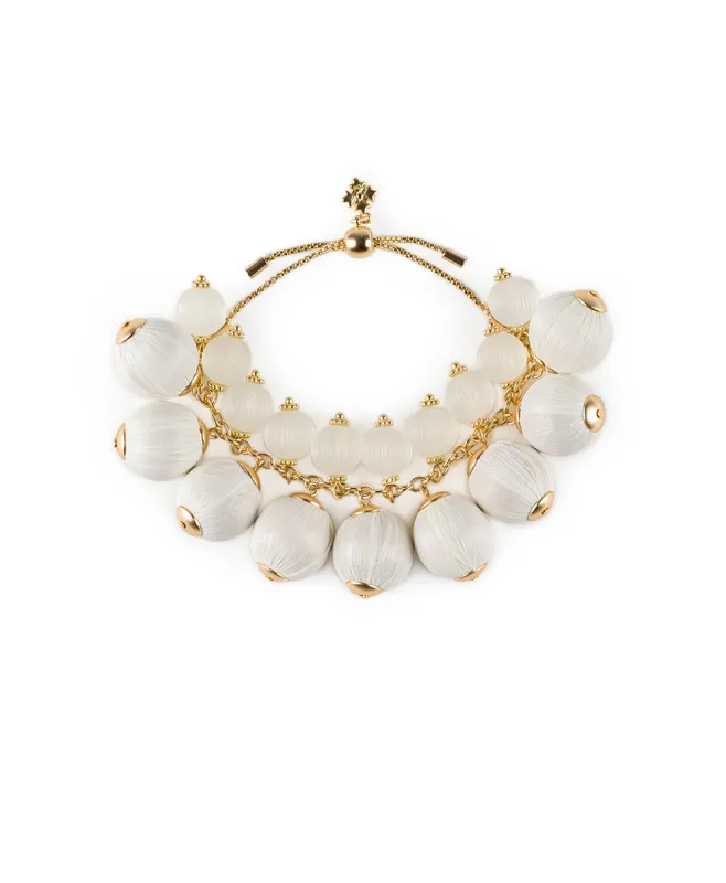 Adjusted Multi Bead Bracelet - Raffia Beaded sold by Patricia Nash