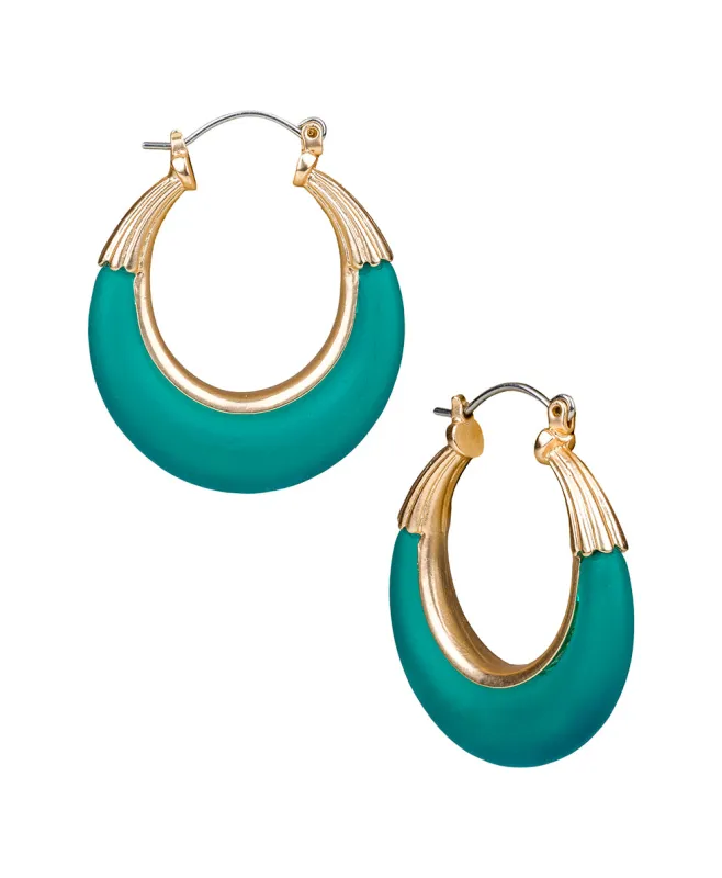 Hoop Earrings - Resin made by Patricia Nash