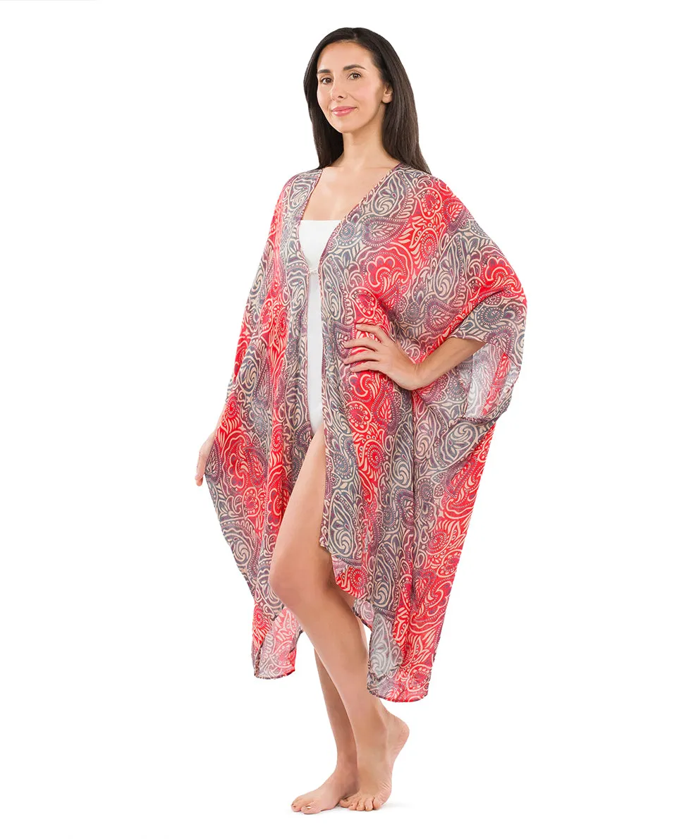 Short Ruana Cover‑Up sold by Patricia Nash product image thumbnail 5