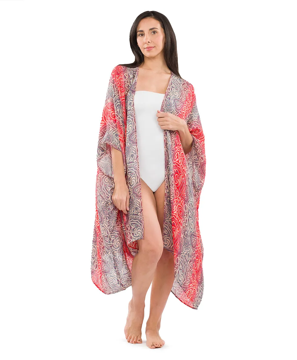 Short Ruana Cover‑Up sold by Patricia Nash product image thumbnail 2