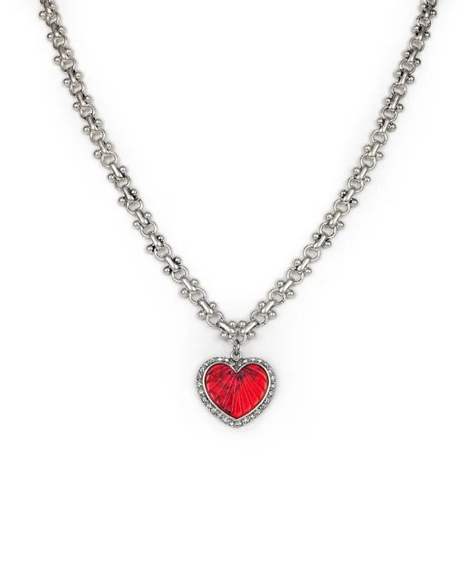 Heart Pendant Necklace - Lovely Stone sold by Patricia Nash