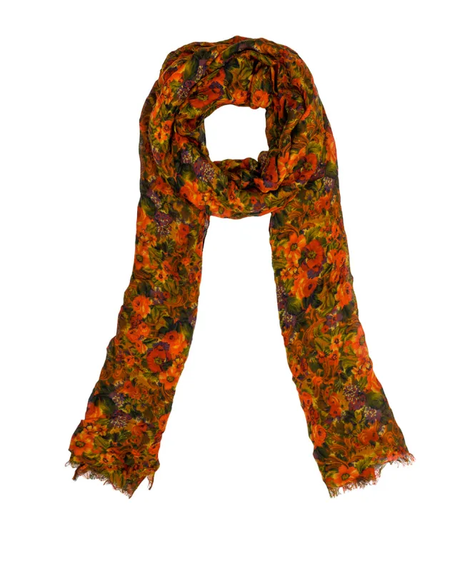 Scarf - Golden Rustic Forest sold by Patricia Nash