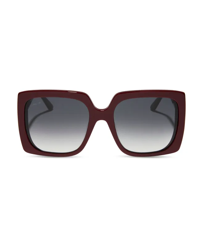 Jackie Sunglasses - Maroon sold by Patricia Nash
