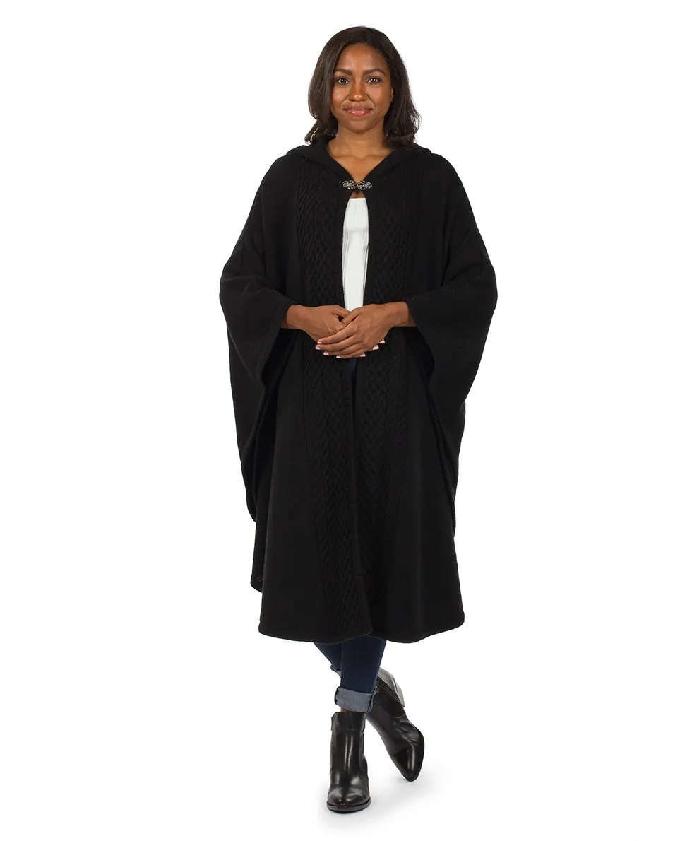 Hooded Cape with Clasp - Cable sold by Patricia Nash
