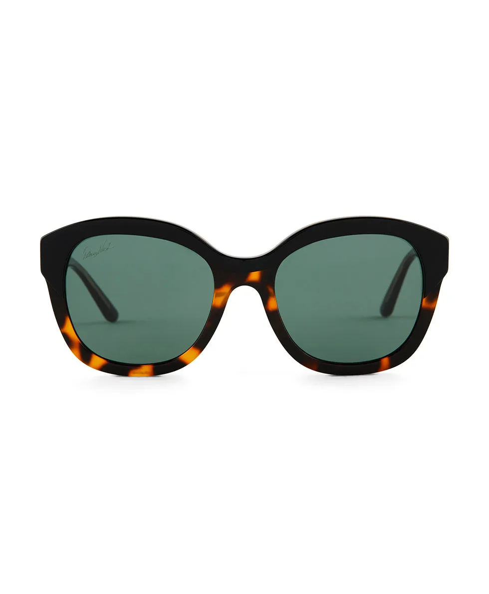 Hutton Sunglasses - Tortoise/Black sold by Patricia Nash
