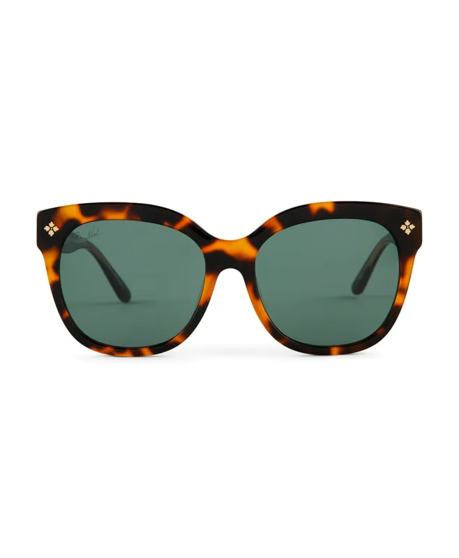 Audrey Sunglasses - Tortoise/Black sold by Patricia Nash