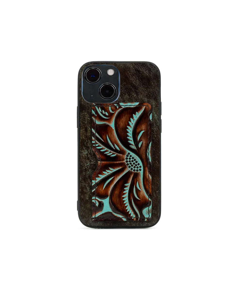 Vedetta iPhone 13 Mini Case - Tooled Turquoise sold by Patricia Nash