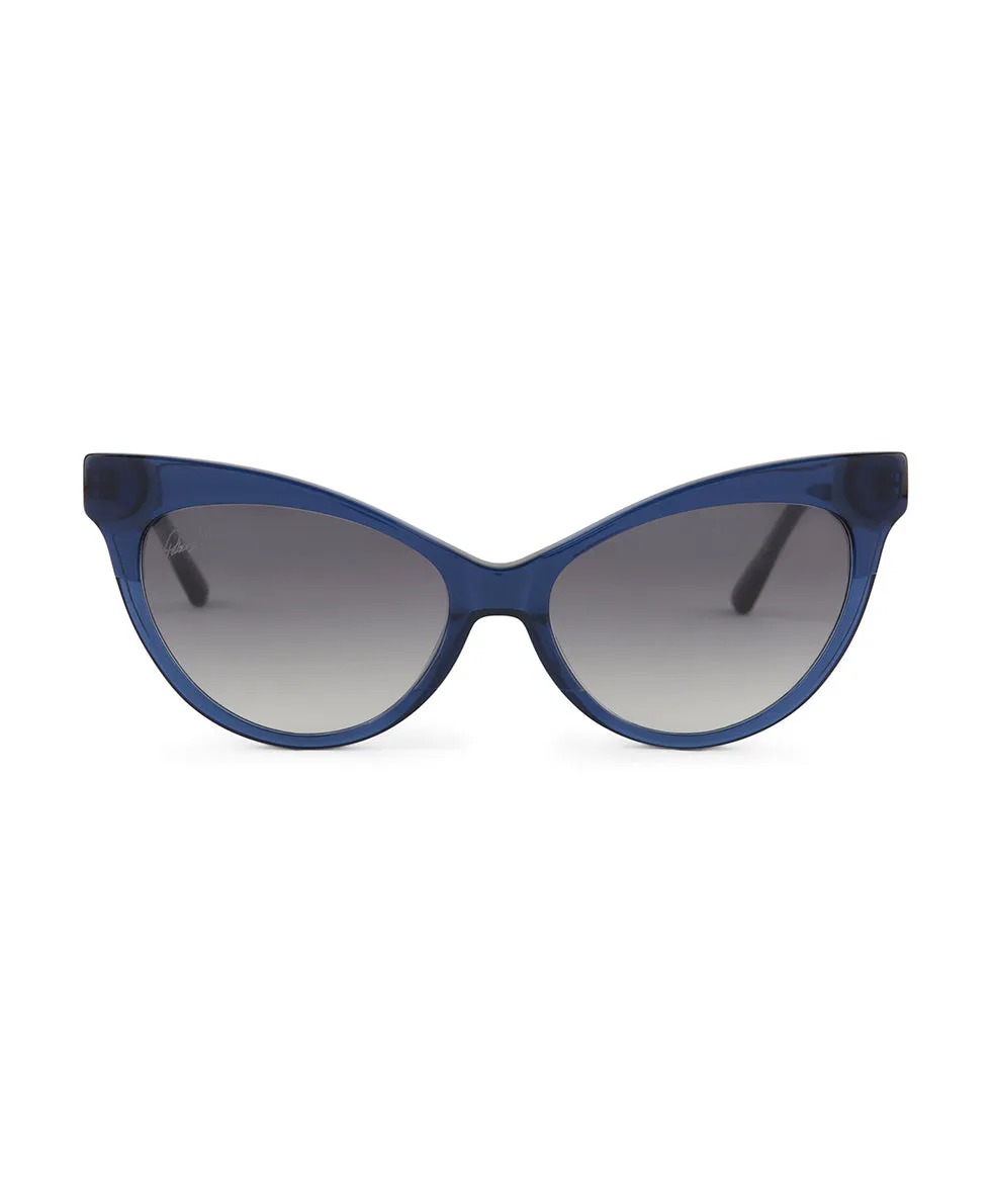 Monroe Cateye Sunglasses - Lapis sold by Patricia Nash