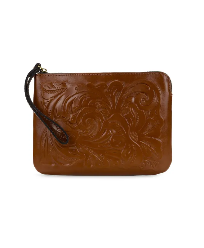 Cassini Wristlet - Tooled sold by Patricia Nash