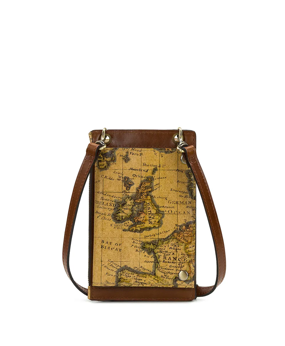 Chiavella Phone Crossbody - European Map sold by Patricia Nash product image thumbnail 2