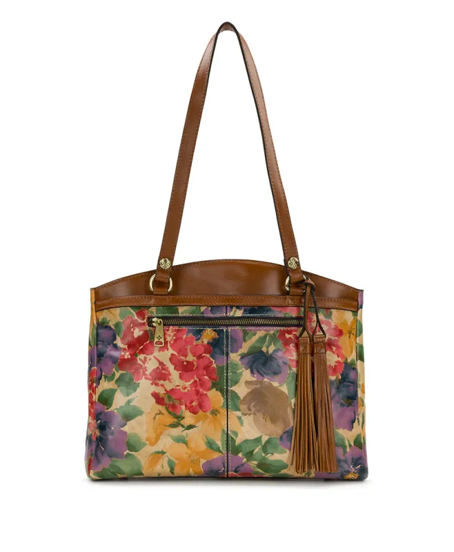 Poppy Tote - French Hydrangeas sold by Patricia Nash