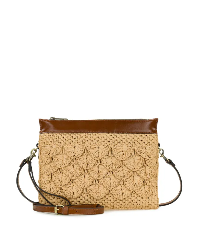 Yvette Clutch Crossbody - Scalloped Raffia sold by Patricia Nash