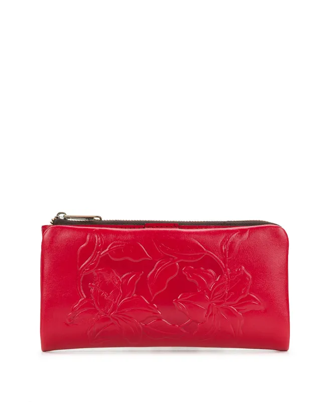 Prassa Wallet - Parisian Floral Tooled sold by Patricia Nash