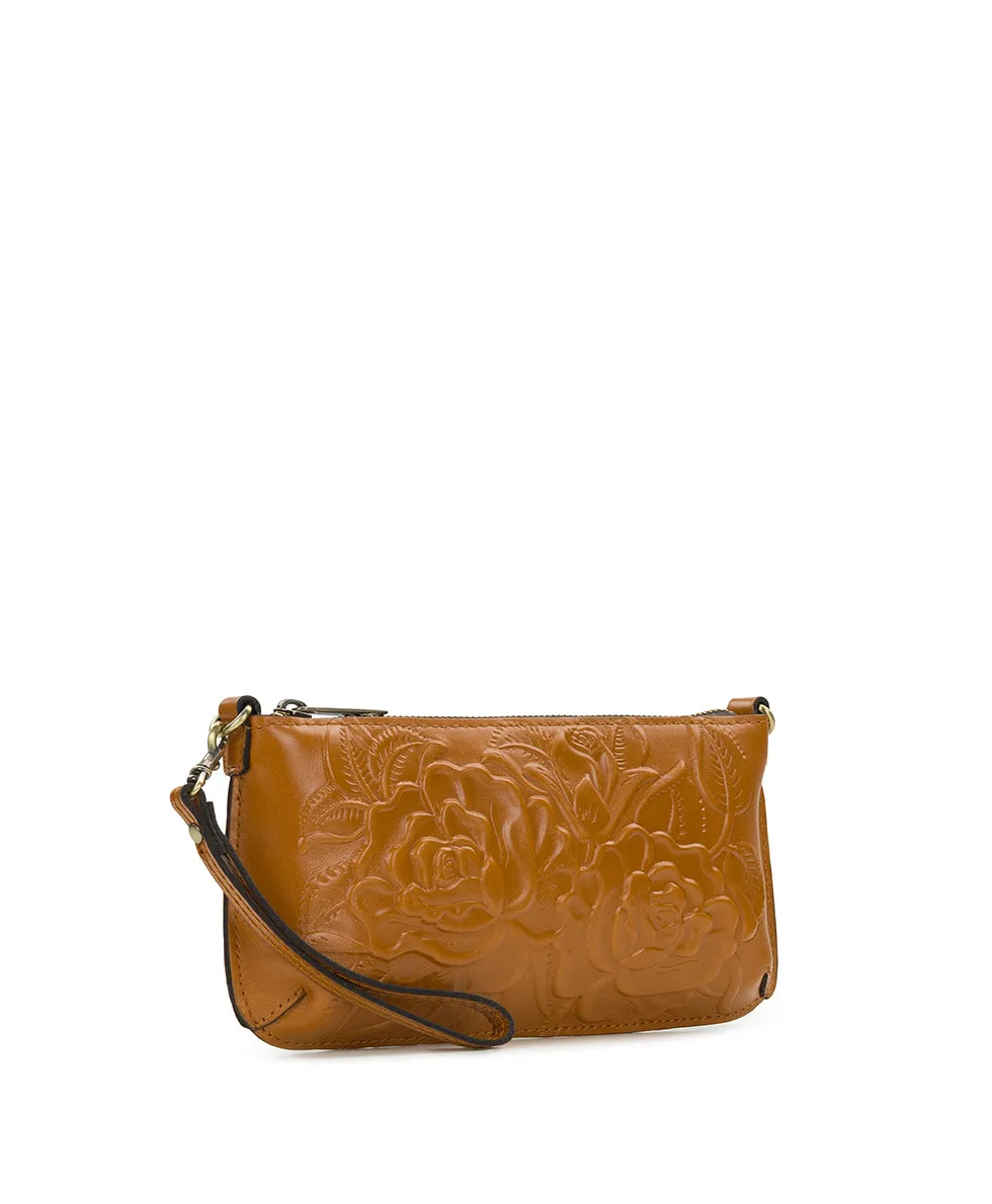 Laurina Wristlet Crossbody - Vintage Veg Tan Rose Tooled sold by Patricia Nash product image thumbnail 3