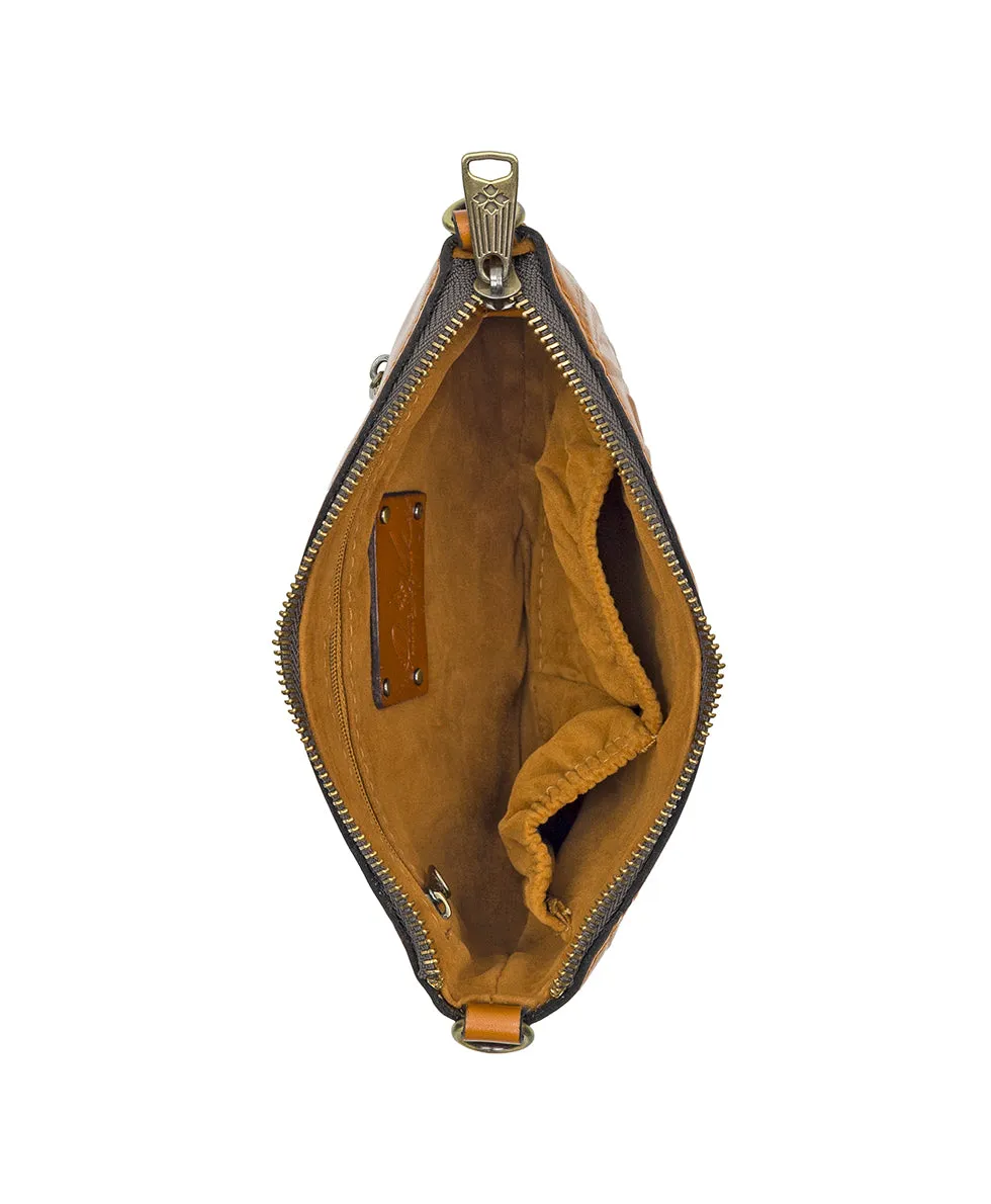 Laurina Wristlet Crossbody - Vintage Veg Tan Rose Tooled sold by Patricia Nash product image thumbnail 4