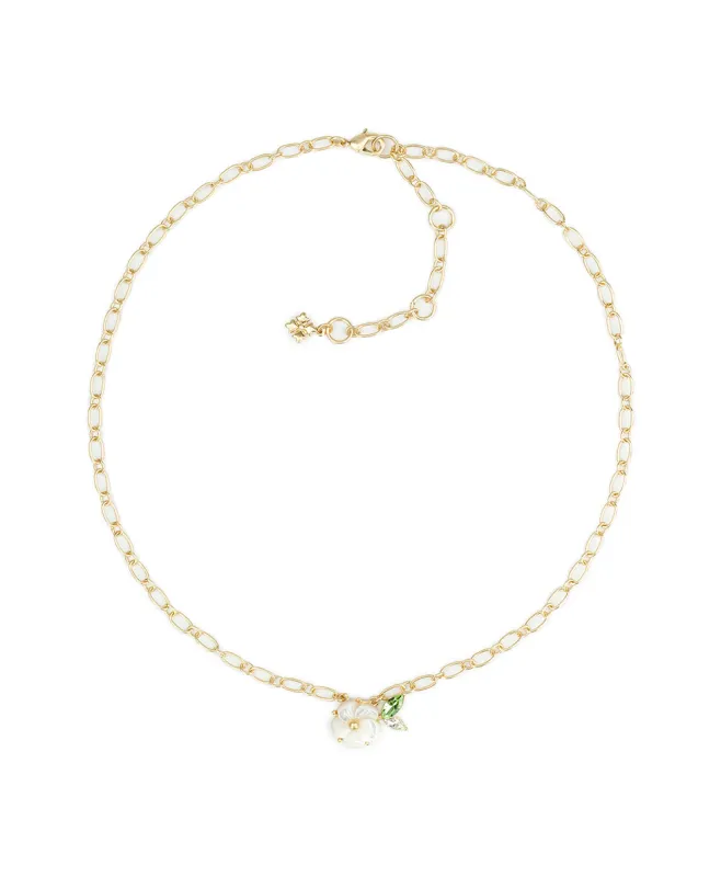 Flower and Leaf Necklace - Fruit Collection made by Patricia Nash