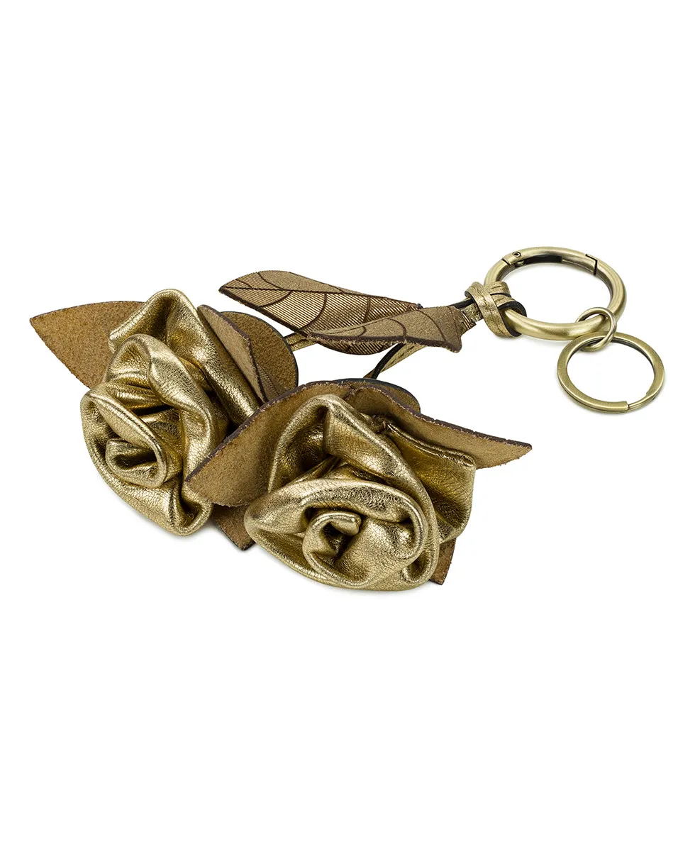 Laced Rose Bag Charm - Laser Lace Burnished sold by Patricia Nash product image thumbnail 4