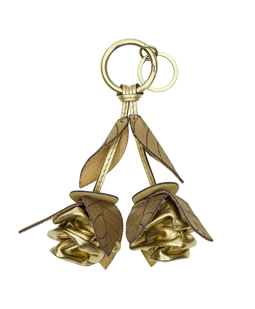 Laced Rose Bag Charm - Laser Lace Burnished sold by Patricia Nash product image thumbnail 3