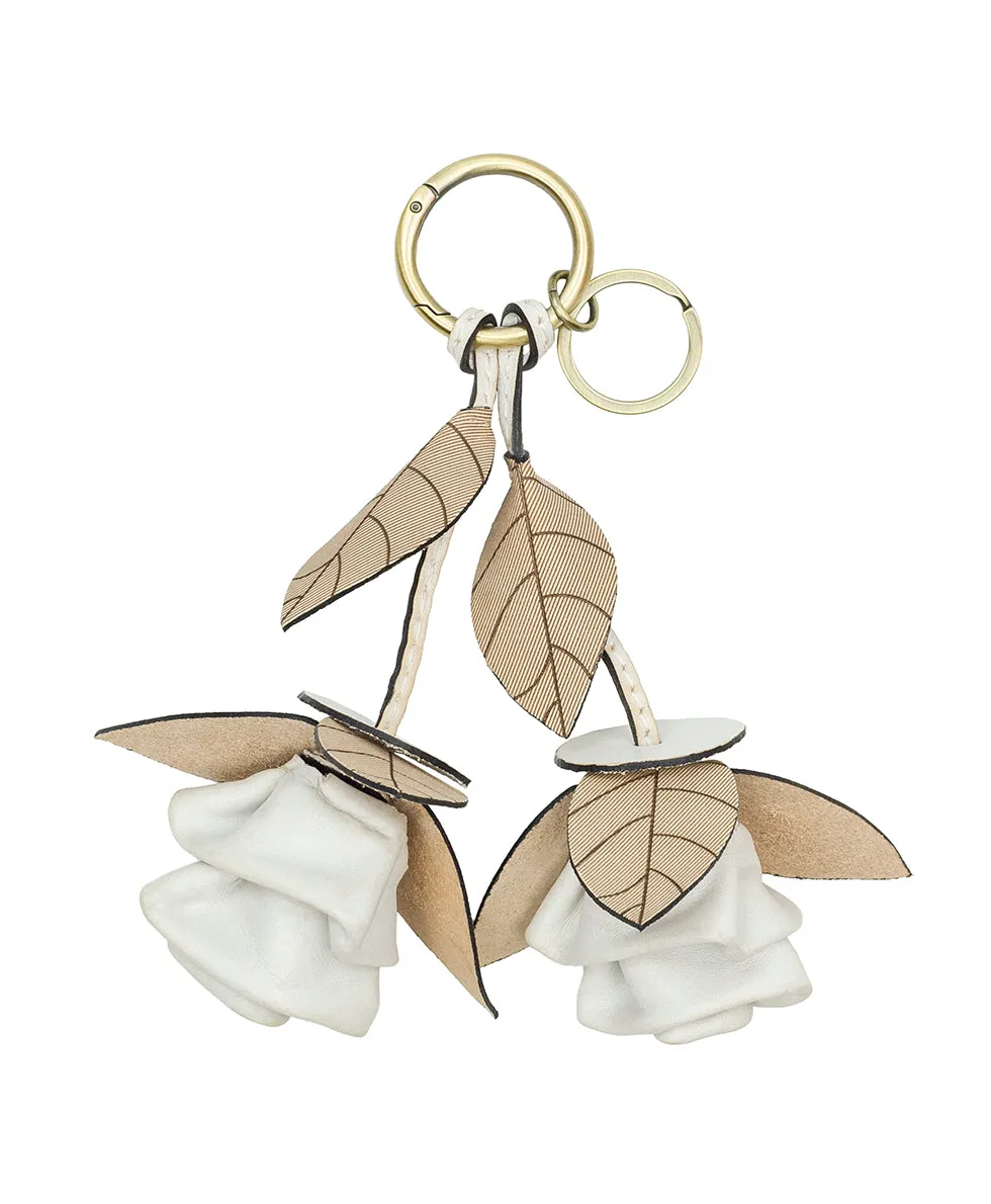 Laced Rose Bag Charm - Laser Lace Burnished sold by Patricia Nash