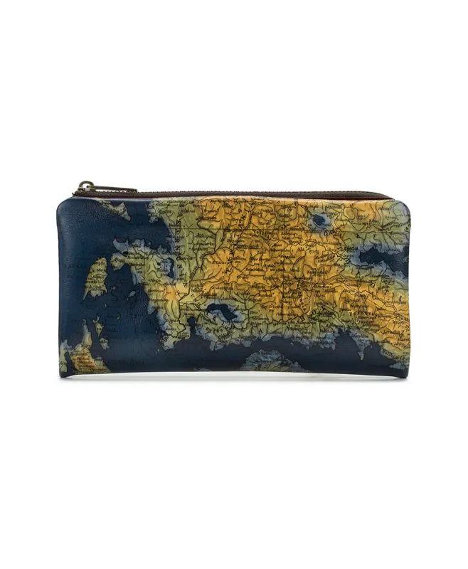 Prassa Wallet - Greek Map sold by Patricia Nash