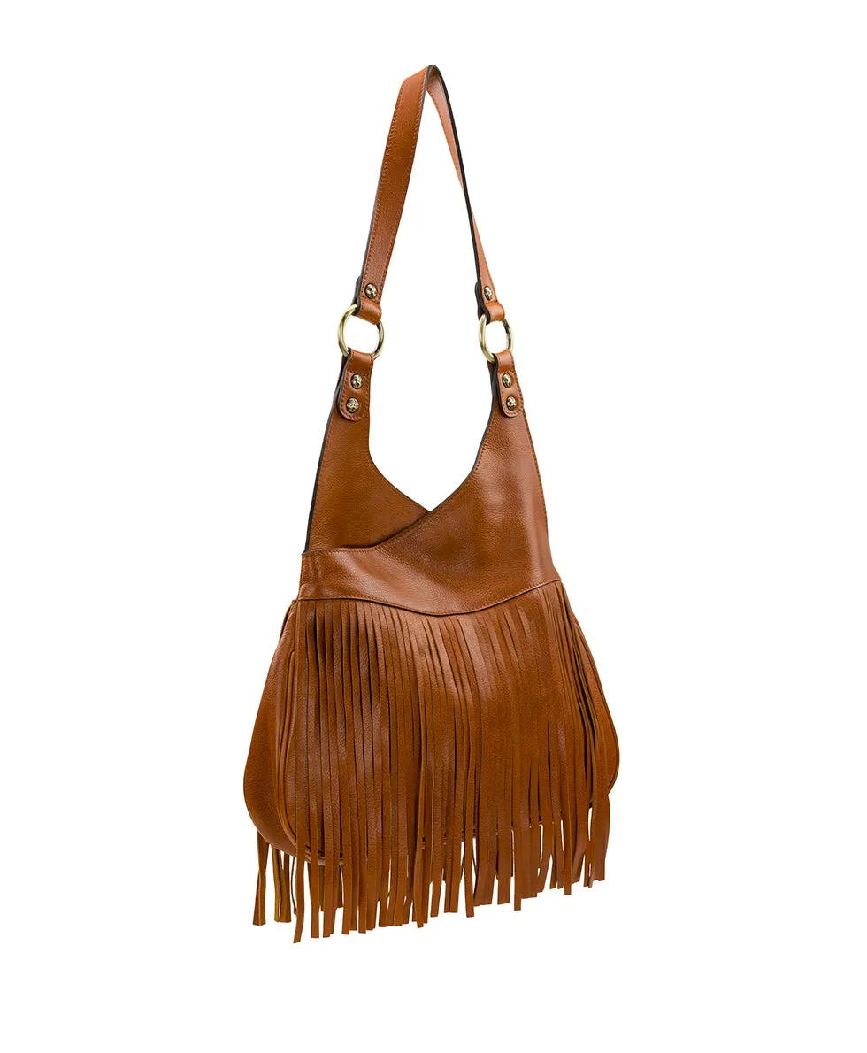 Pienza Shoulder Bag - Rugged Natural Grain Leather sold by Patricia Nash product image thumbnail 3