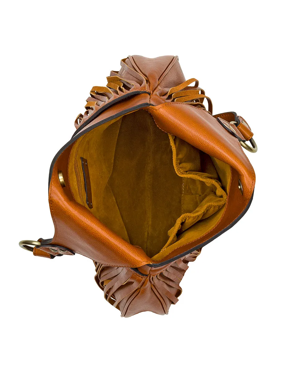 Pienza Shoulder Bag - Rugged Natural Grain Leather sold by Patricia Nash product image thumbnail 5