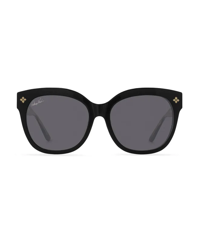 Audrey Sunglasses - Black Gloss made by Patricia Nash