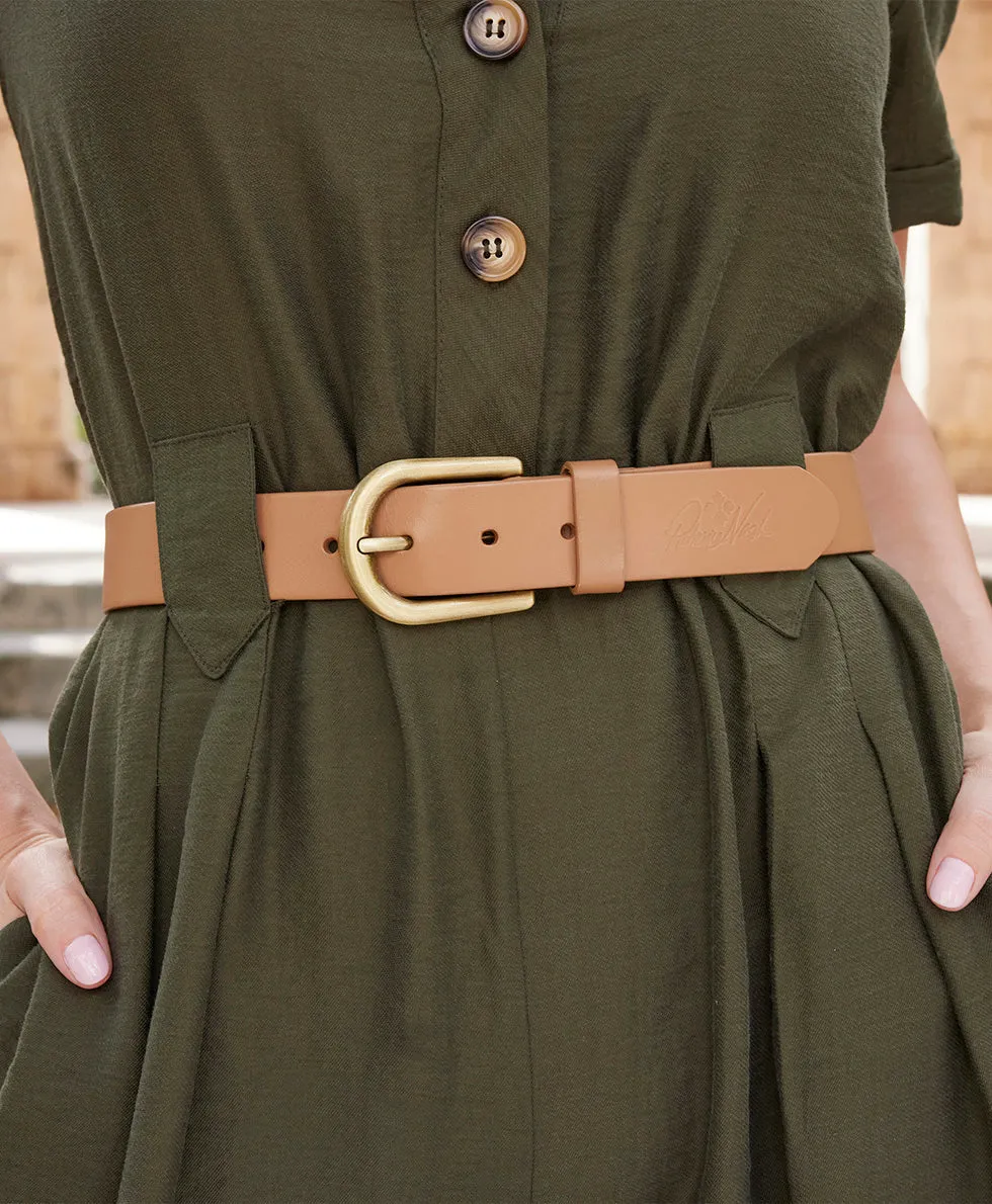 Vietri Belt - Vintage Distressed Leather — Naturale sold by Patricia Nash product image thumbnail 4