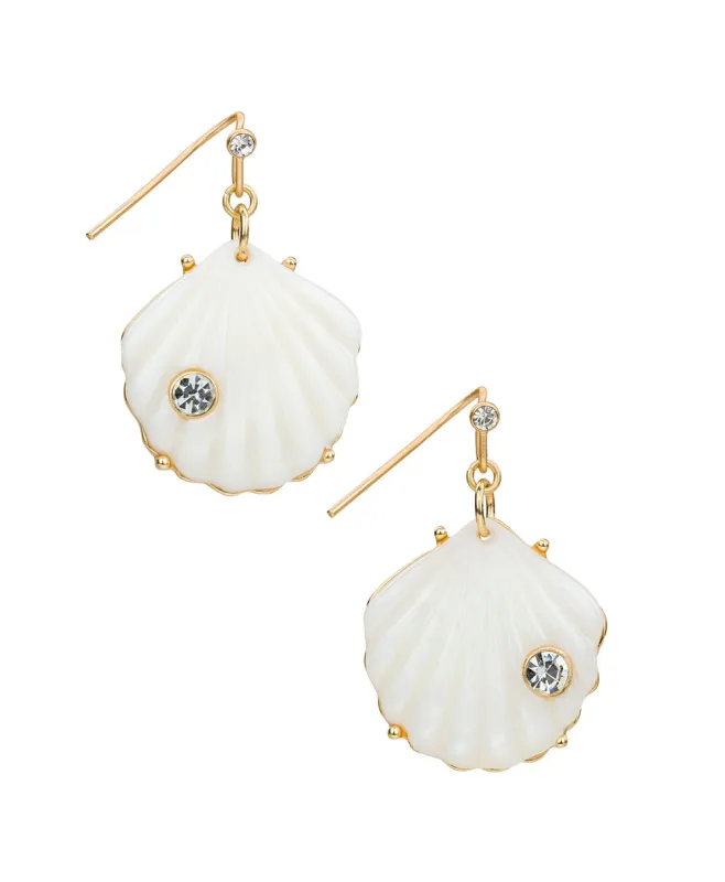 Shell Drop Earrings - Nautical Collection made by Patricia Nash