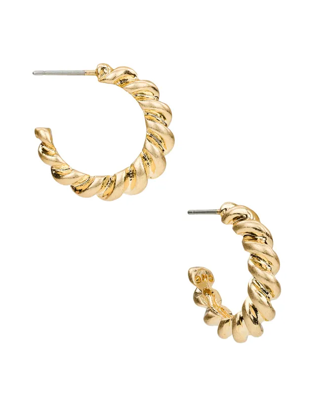 Twist Hoop Earrings - Nautical Collection made by Patricia Nash