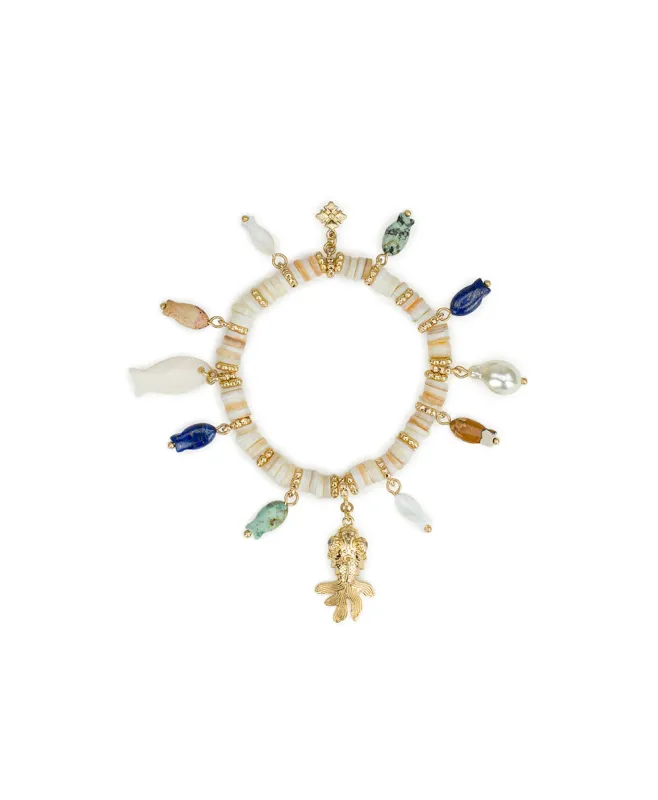 Charm Stretch Bracelet - Nautical Collection made by Patricia Nash